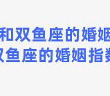 双子座和双鱼座的婚姻指数(双子座和双鱼座的婚姻指数一样吗)