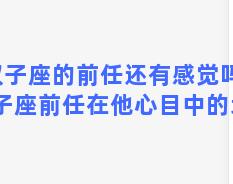 双子座的前任还有感觉吗？双子座前任在他心目中的地位