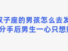 双子座的男孩怎么去发财？分手后男生一心只想赚钱