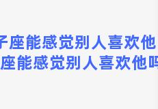 双子座能感觉别人喜欢他吗，双子座能感觉别人喜欢他吗女生