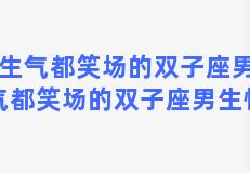 连生气都笑场的双子座男(连生气都笑场的双子座男生性格)