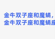 金牛双子座和魔蝎，金牛双子座和魔蝎座